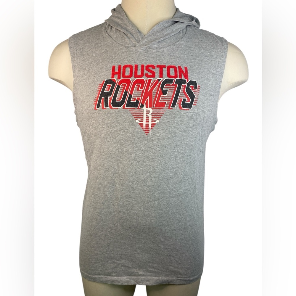 Unbranded Houston Rockets Sleeveless Hooded T-Shirt Men’s XL